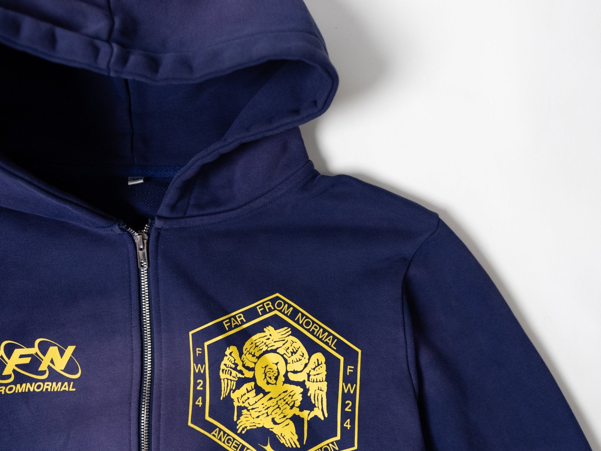 FFN Hoodie (Navy) - FARFROMNORMAL