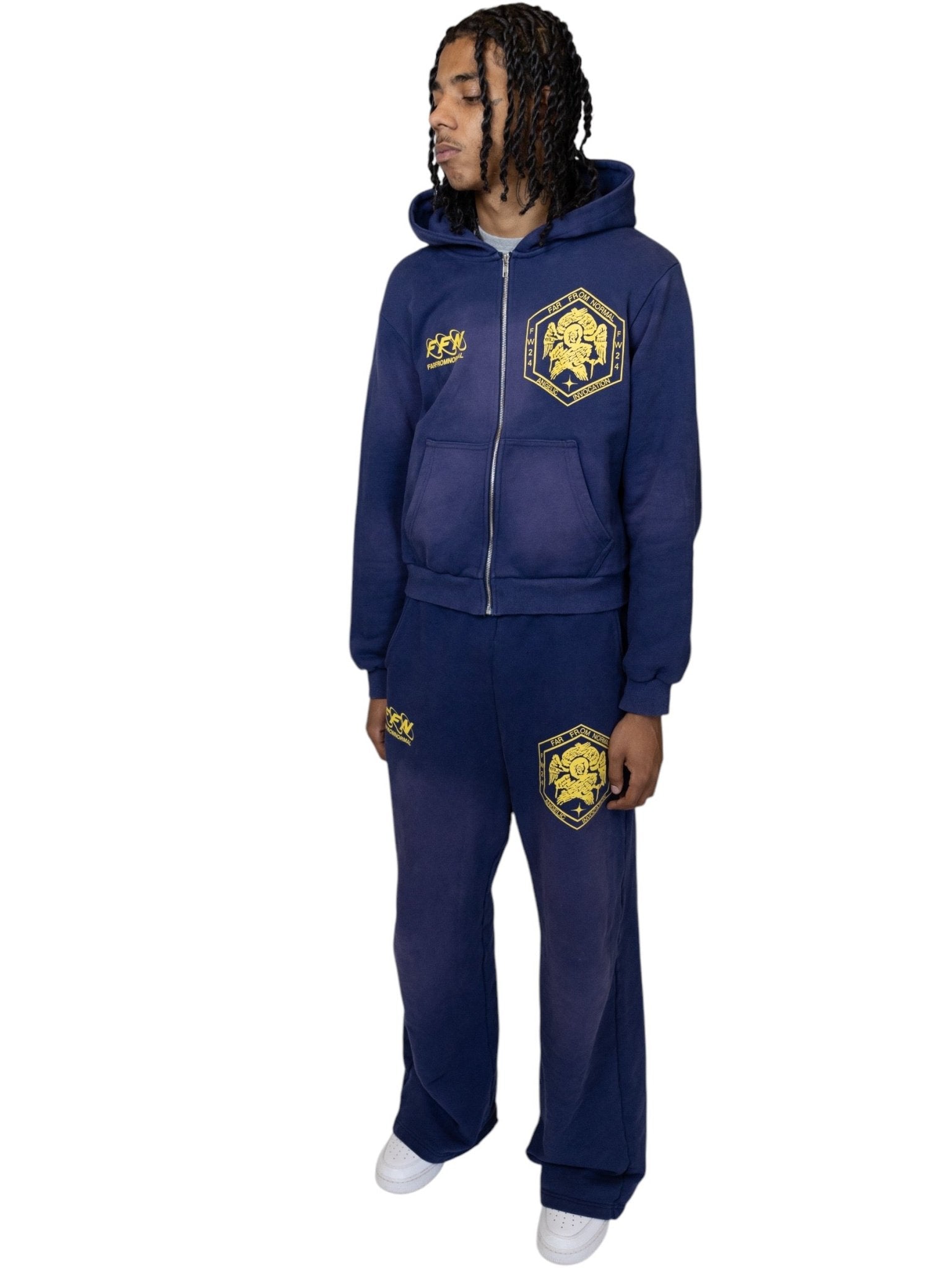FFN Sweatspants (Navy) - FARFROMNORMAL