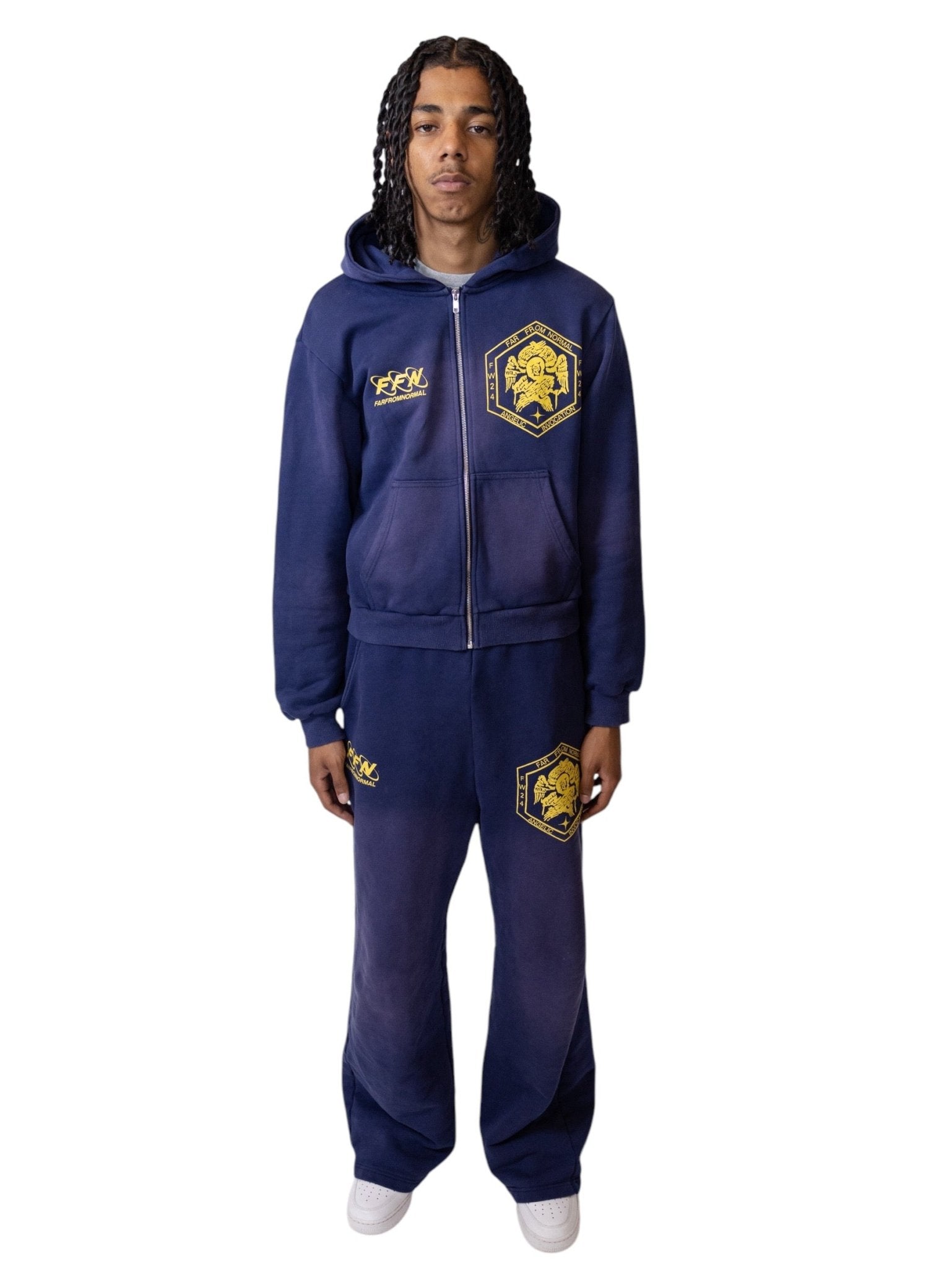 FFN Sweatspants (Navy) - FARFROMNORMAL