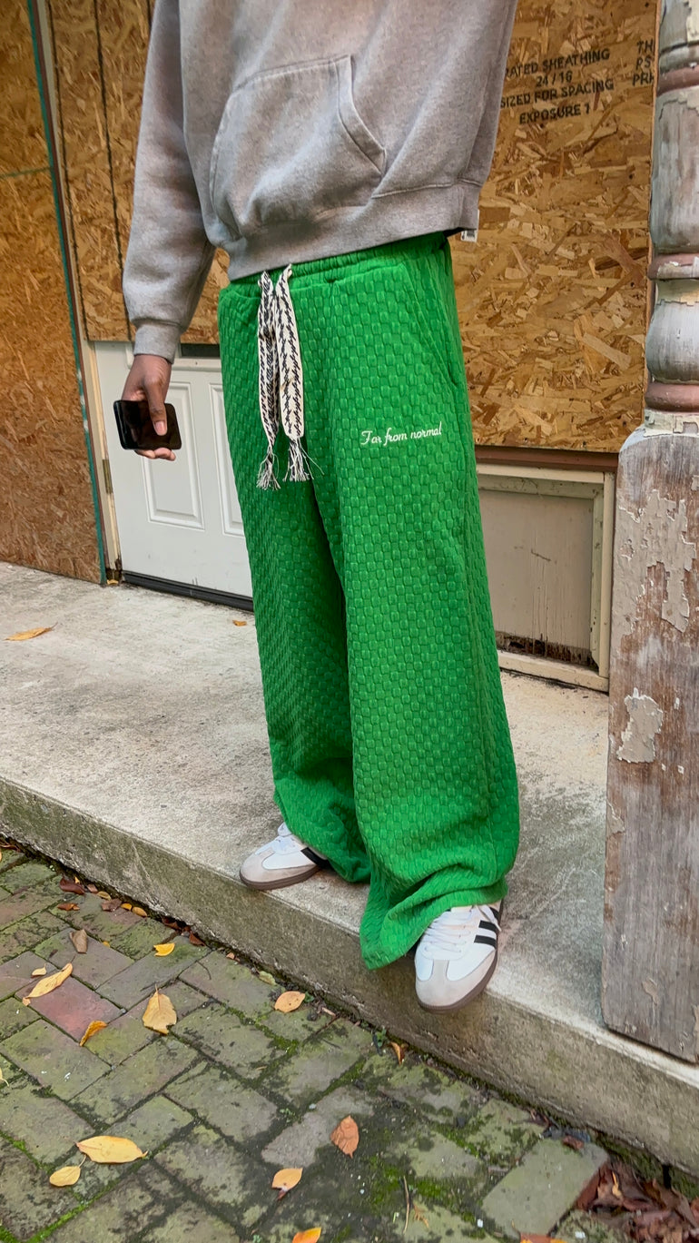 BLACK TEXTURED SWEATS V2 $80.99 USD