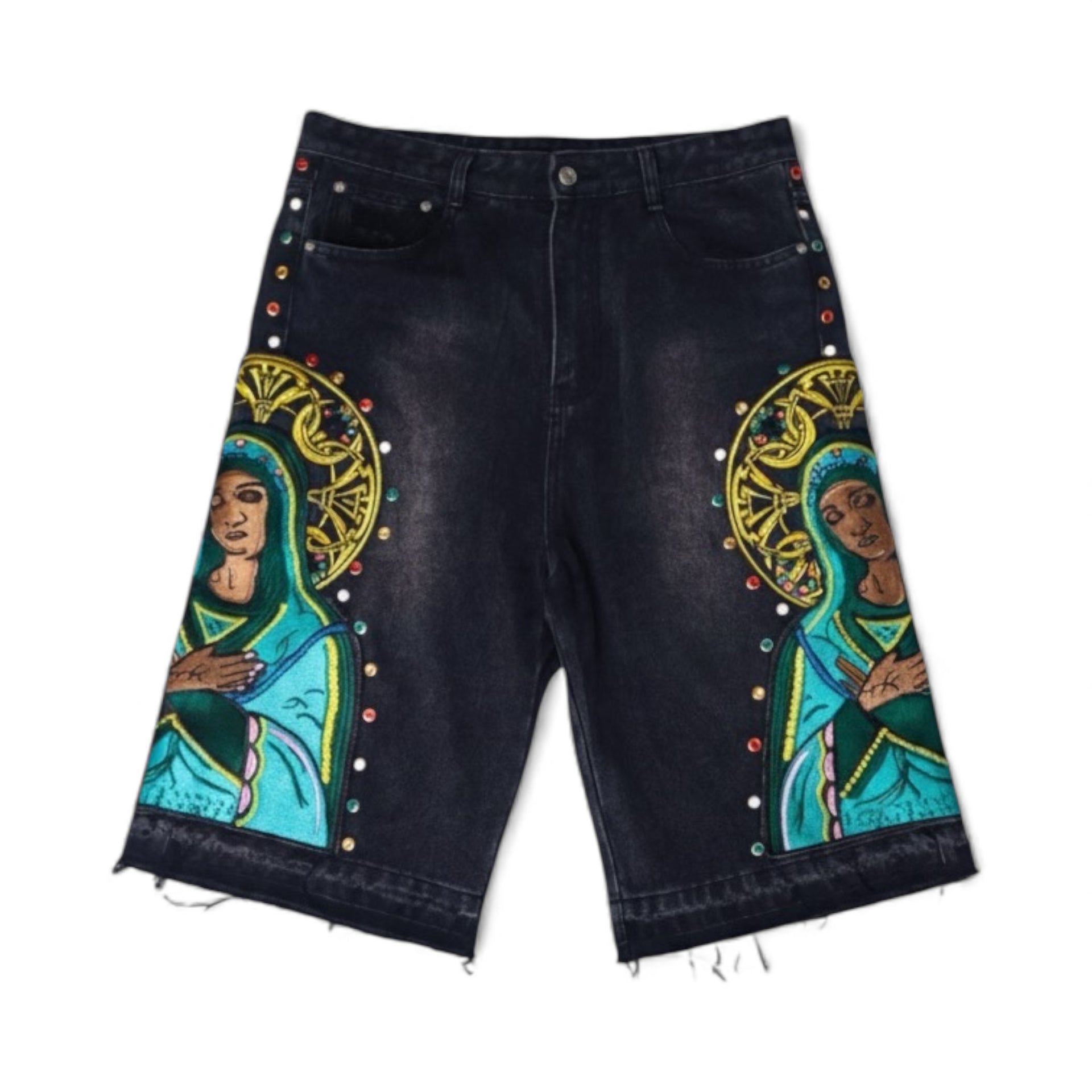 BLACK VIRGIN MARY JORTS