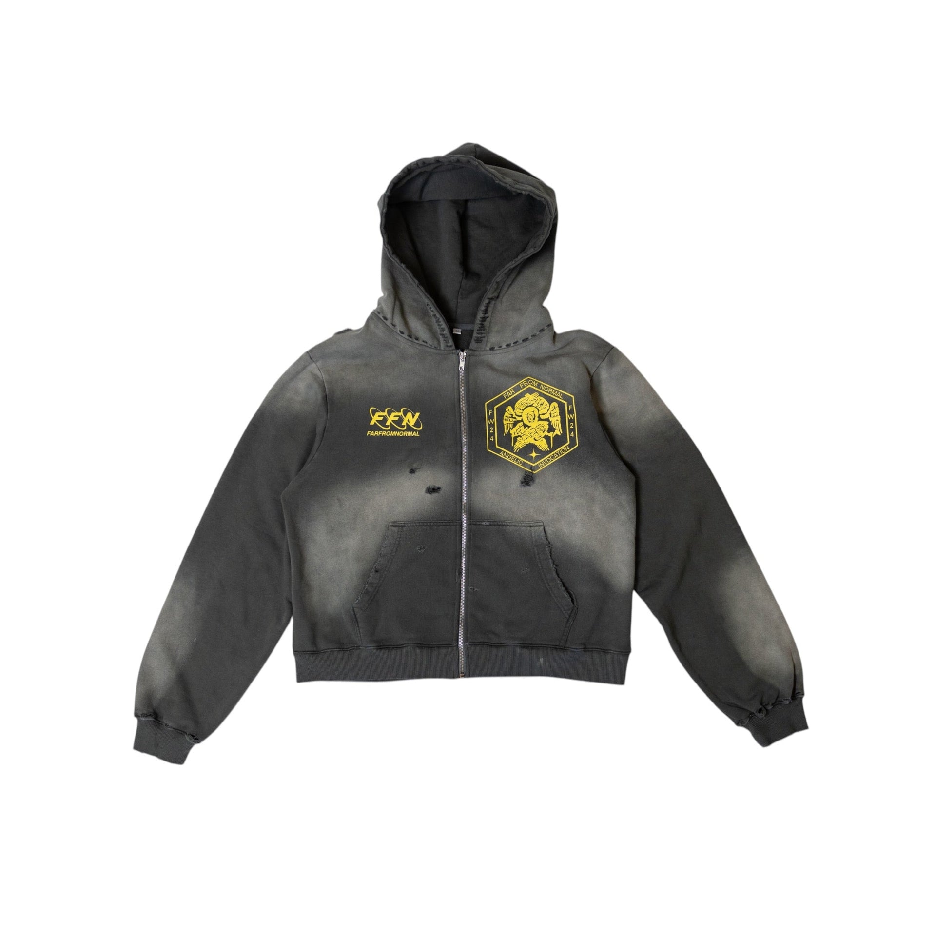 FFN Hoodie (Olive) - FARFROMNORMAL