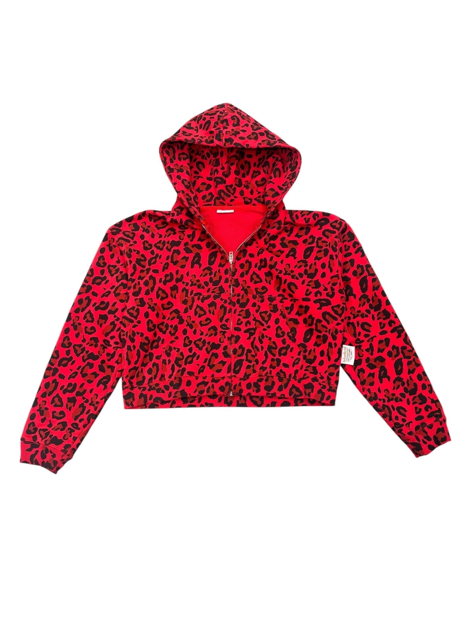 RED CHEETAH ZIP - UP - FARFROMNORMAL